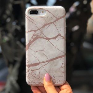 Protective Chrome marble iPhone 6/6s/6+/7/7+ case